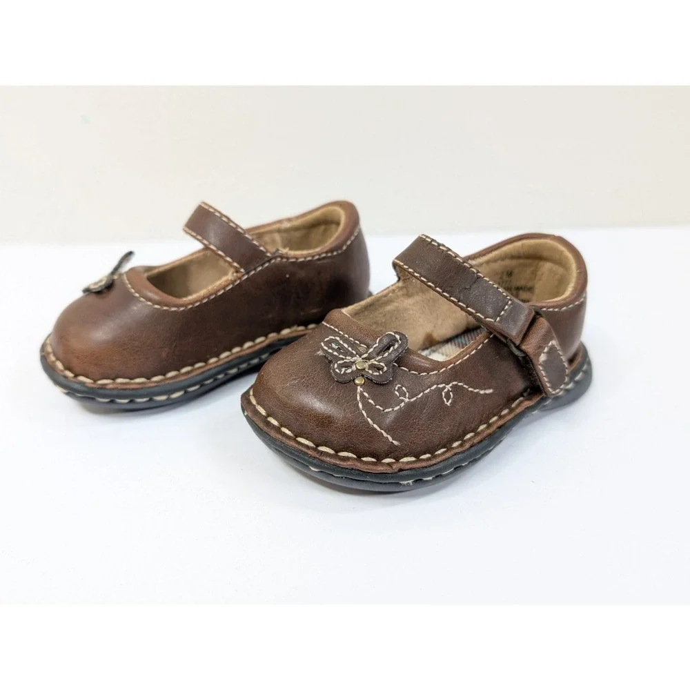 Arizona Jeans Co. Girls Shoes Sz. 2 Mary Jane Brown‎ Shoes